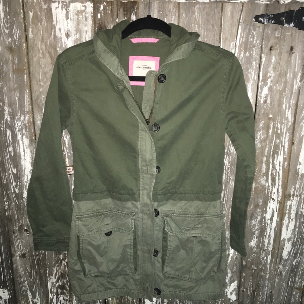 Abercrombie Girl’s Hooded Parka Coat
